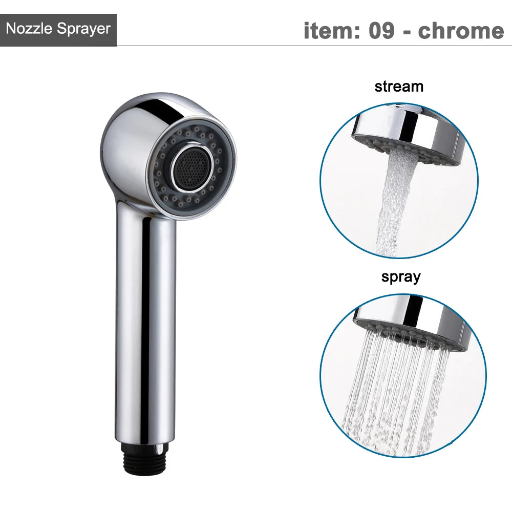G1/2 Kitchen Faucet Pull-Out Sprayer - Replacement Nozzle for Easy Cleaning - Loovy # 