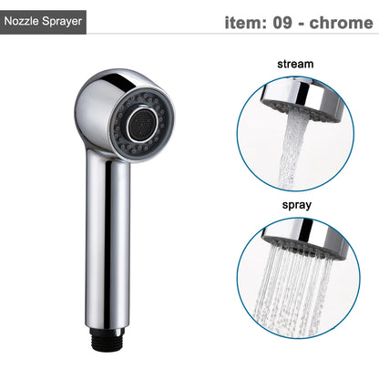 G1/2 Kitchen Faucet Pull-Out Sprayer - Replacement Nozzle for Easy Cleaning - Loovy # 