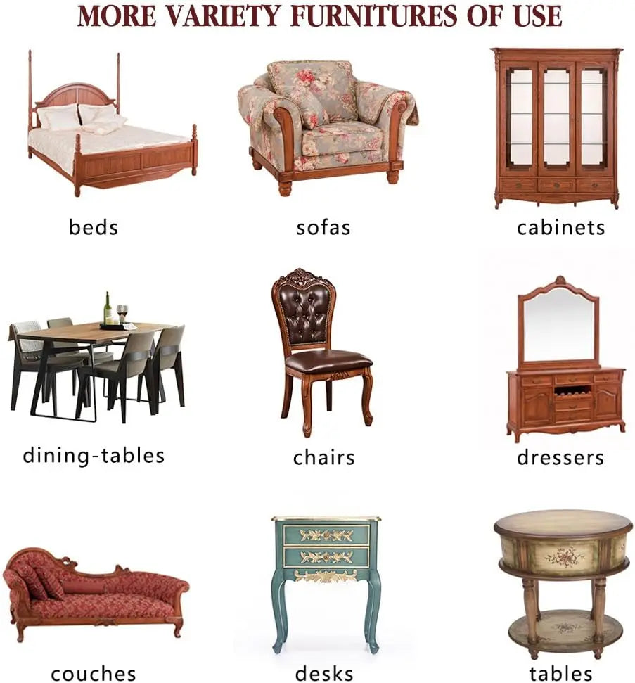 16 Pack Furniture Sliders - Felt Pads for Easy Moving on Carpets - Loovy # 