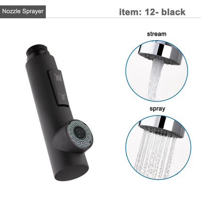 G1/2 Kitchen Faucet Pull-Out Sprayer - Replacement Nozzle for Easy Cleaning - Loovy # 