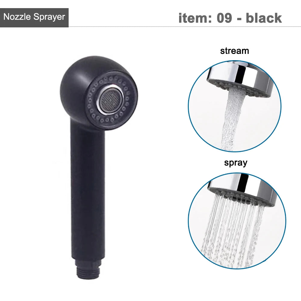 G1/2 Kitchen Faucet Pull-Out Sprayer - Replacement Nozzle for Easy Cleaning - Loovy # 