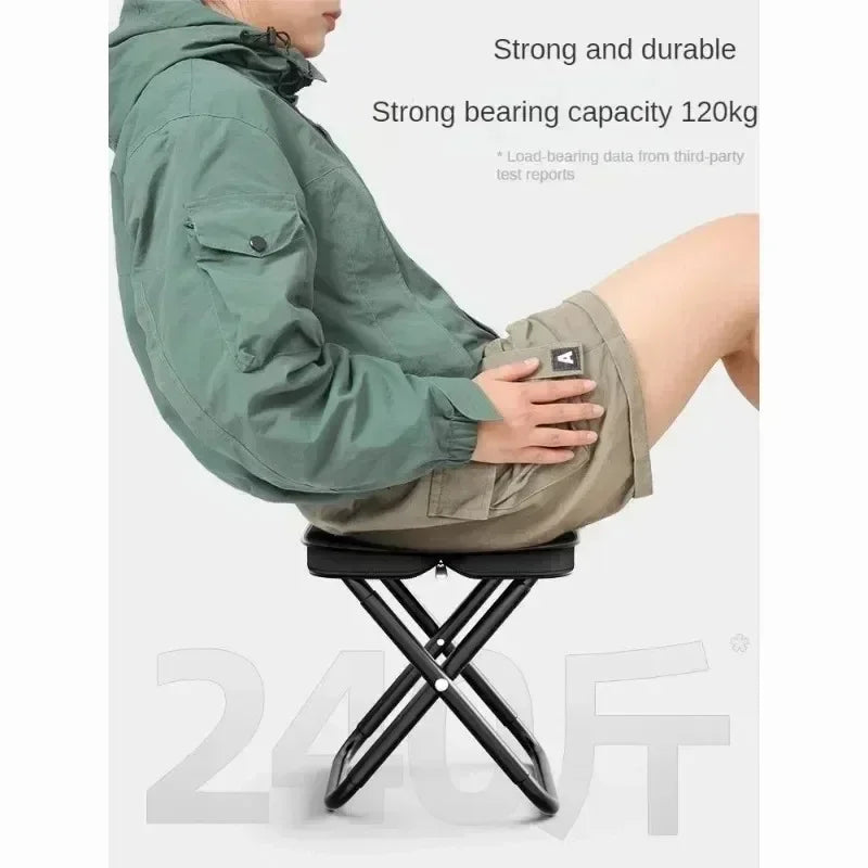 Ultra-Light Foldable Camping Stool – Portable & Durable for Outdoor Adventures - Loovy # 