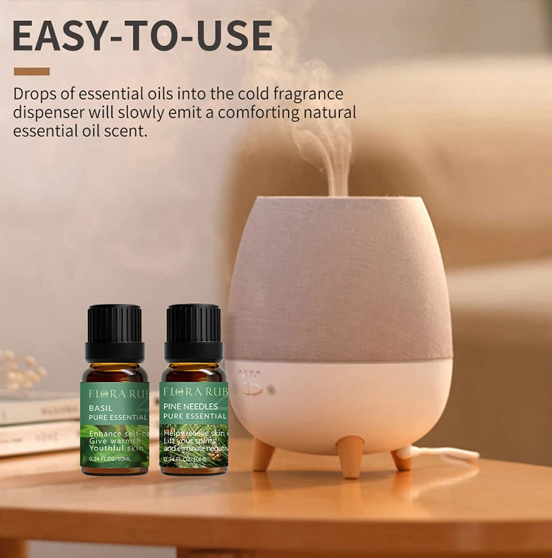 Pure Essential Oils for Diffusers – Lavender, Eucalyptus, Tea Tree, Peppermint, and More - Loovy # 