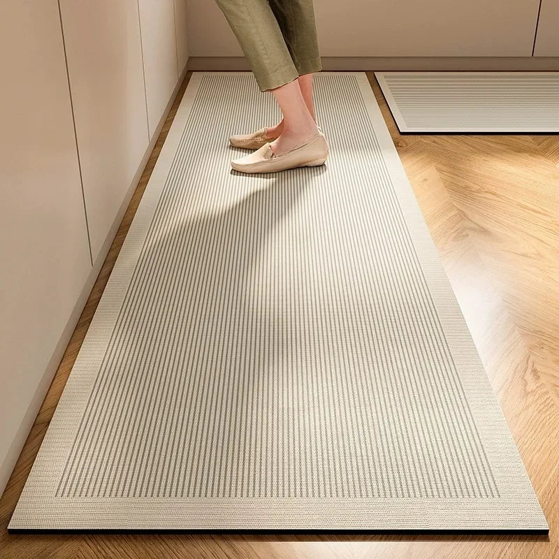 Soft Kitchen Diatomite Mud Floor Mat – Modern Anti-Slip and Absorbent Solution - Loovy # 