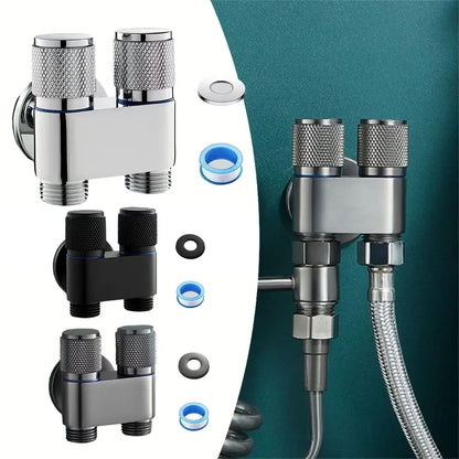 G1/2 Double Control Washing Machine Faucet – Durable and Versatile Bathroom & Kitchen Accessory - Loovy # 