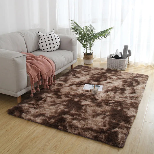 Modern Minimalist Rectangle Plush Carpet for Bedroom and Living Room - Loovy # 