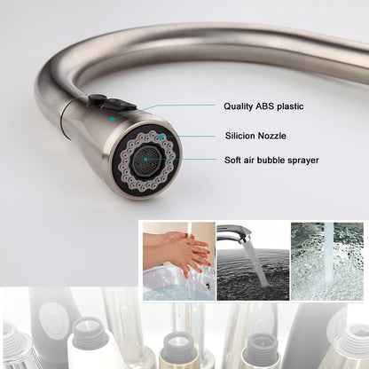 G1/2 Kitchen Faucet Pull-Out Sprayer - Replacement Nozzle for Easy Cleaning - Loovy # 