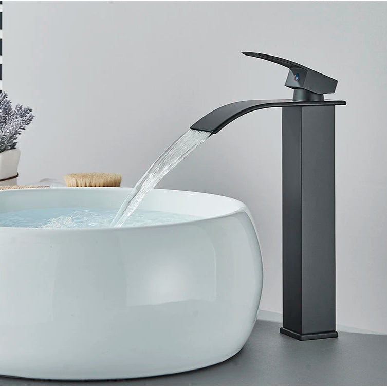 Waterfall Bathroom Basin Faucet – Elegant and Functional - Loovy # 