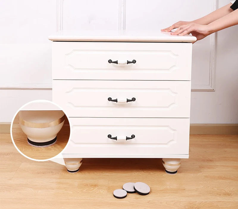 16 Pack Furniture Sliders - Felt Pads for Easy Moving on Carpets - Loovy # 