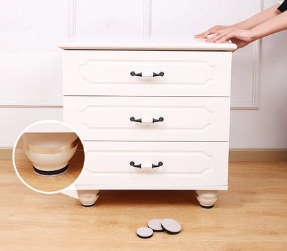 16 Pack Furniture Sliders - Felt Pads for Easy Moving on Carpets - Loovy # 