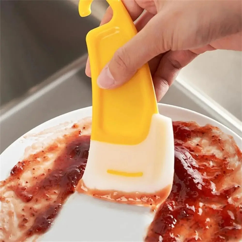 Silicone Spatula & Scraper - Multifunctional Kitchen Cleaning Tool - Loovy # 