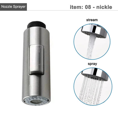 G1/2 Kitchen Faucet Pull-Out Sprayer - Replacement Nozzle for Easy Cleaning - Loovy # 