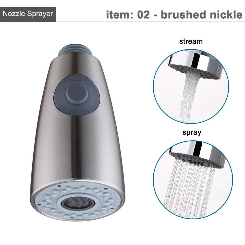 G1/2 Kitchen Faucet Pull-Out Sprayer - Replacement Nozzle for Easy Cleaning - Loovy # 