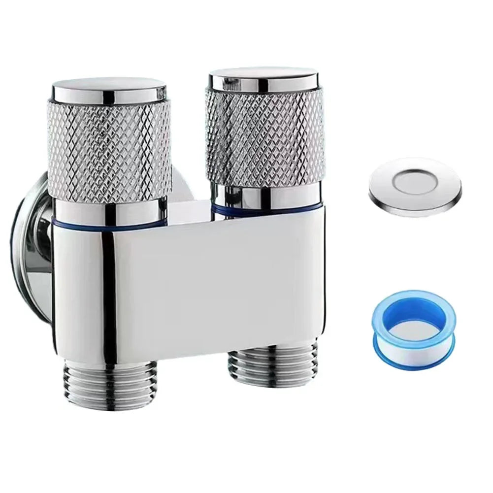 G1/2 Double Control Washing Machine Faucet – Durable and Versatile Bathroom & Kitchen Accessory - Loovy # 