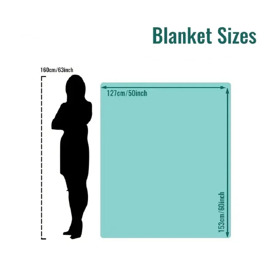 50x60 Inch Electric Heated Blanket – Soft Cashmere Throw with 6 Heating Levels & 4-Hour Auto-Off - Loovy # 