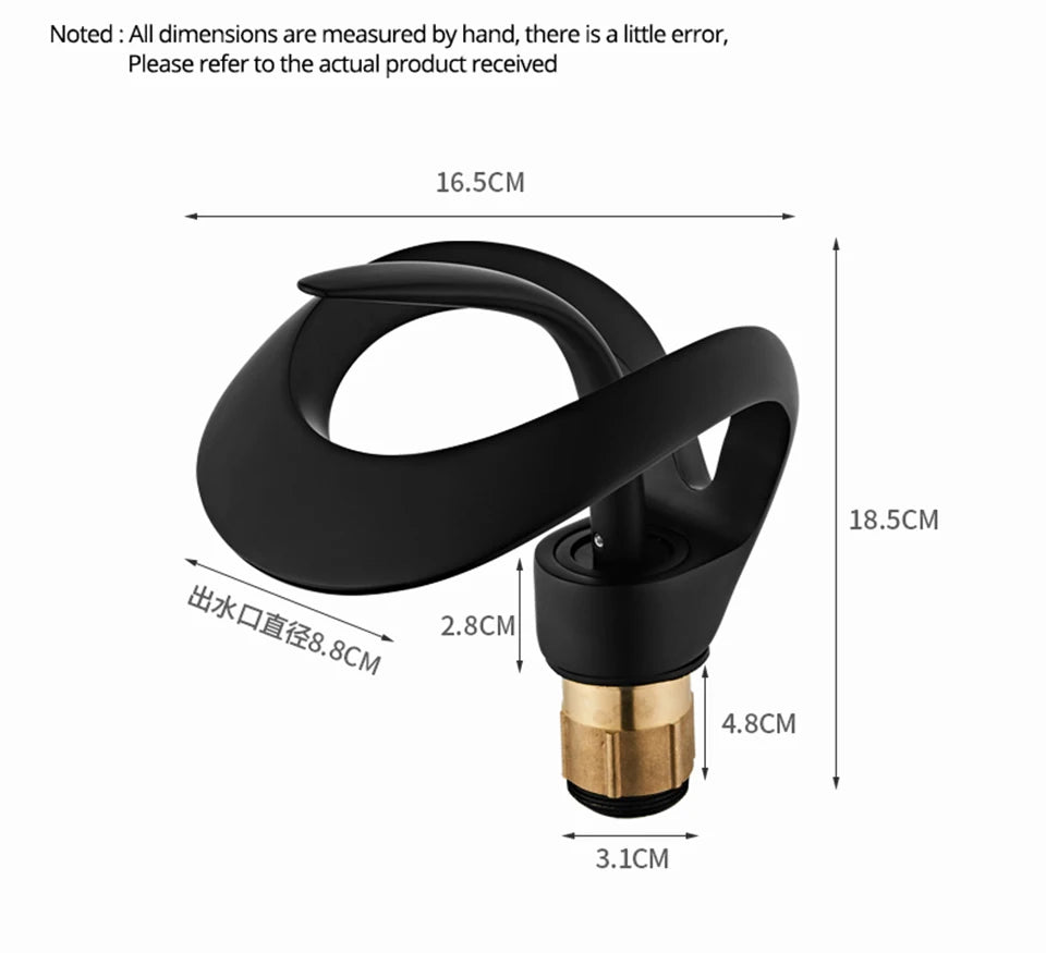 Creative Matte Golden Bathroom Basin Faucet – Modern Elegance for Your Sink - Loovy # 