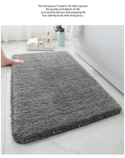 Soft & Comfortable Thick Plush Floor Mat - Non-Slip, Water-Absorbent Rug for Home Use - Loovy # 