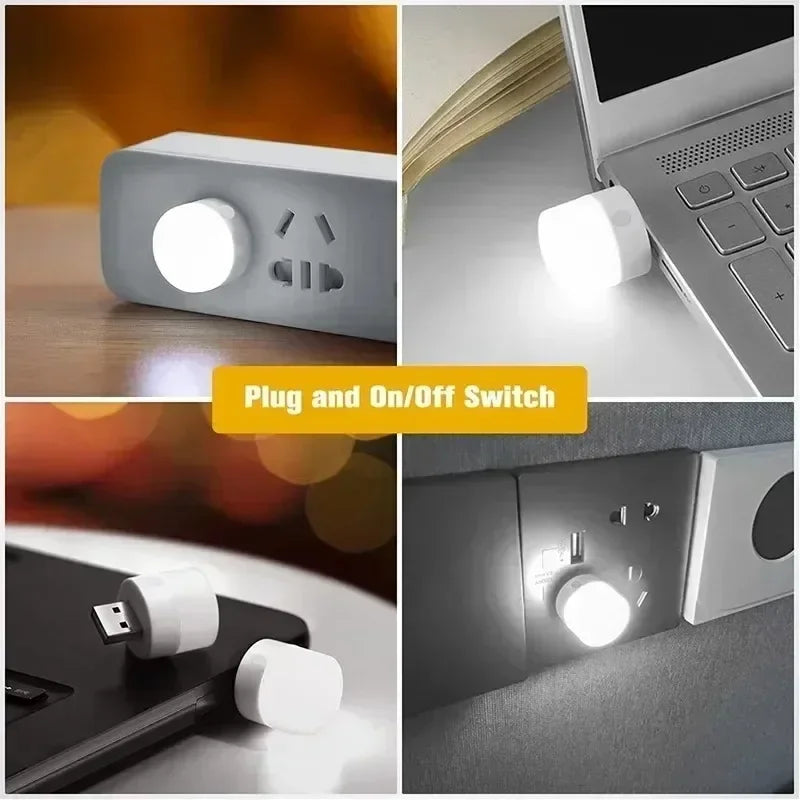Mini USB Plug-in Night Light – Compact and Eye-Friendly Lighting Solution - Loovy # 