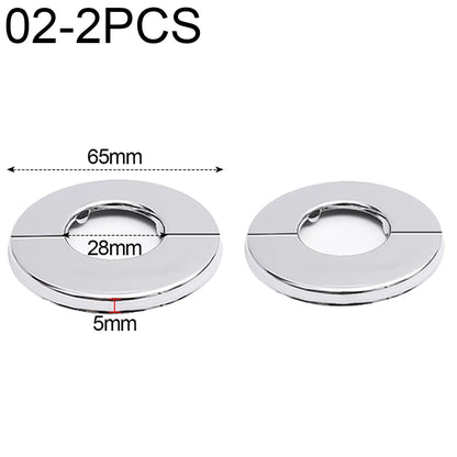 Decorative Stainless Steel Faucet Cover – Self-Adhesive Water Pipe Wall Hole Covers for Bathroom & Kitchen - Loovy # 