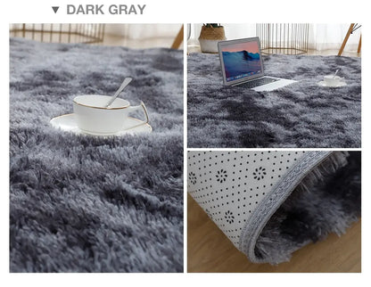 Modern Minimalist Rectangle Plush Carpet for Bedroom and Living Room - Loovy # 