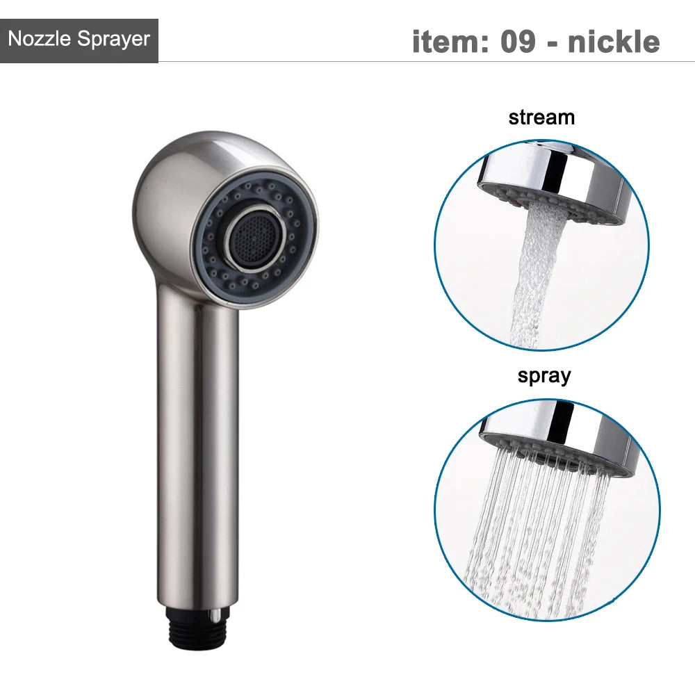 G1/2 Kitchen Faucet Pull-Out Sprayer - Replacement Nozzle for Easy Cleaning - Loovy
