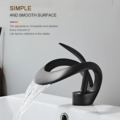 Creative Matte Golden Bathroom Basin Faucet – Modern Elegance for Your Sink - Loovy # 