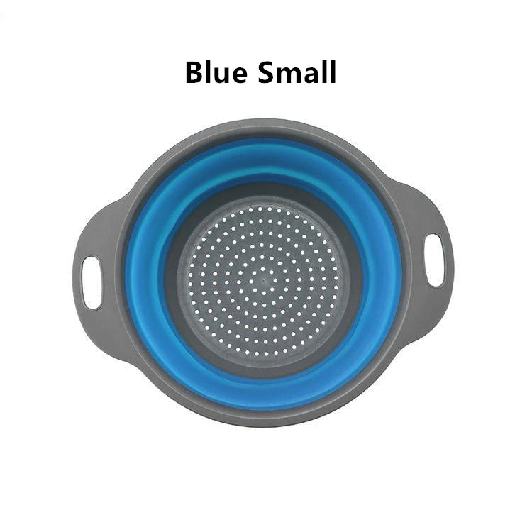 Foldable Silicone Colander - Space-Saving Multifunctional Drainer for Kitchen - Loovy # 