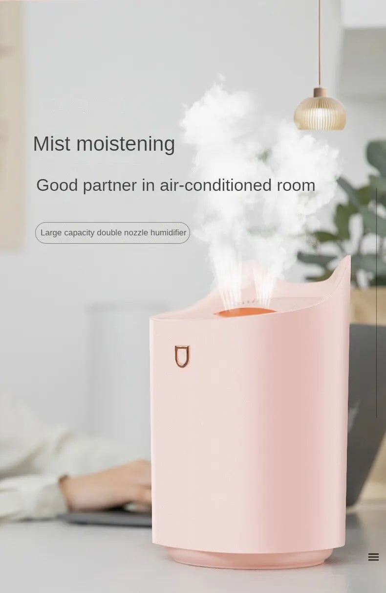 3000ml Dual Jet Air Humidifier – Large Capacity Ultrasonic Aroma Diffuser - Loovy # 