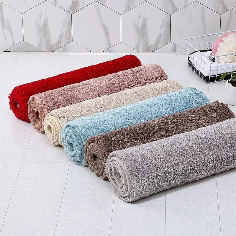 Soft & Comfortable Thick Plush Floor Mat - Non-Slip, Water-Absorbent Rug for Home Use - Loovy # 