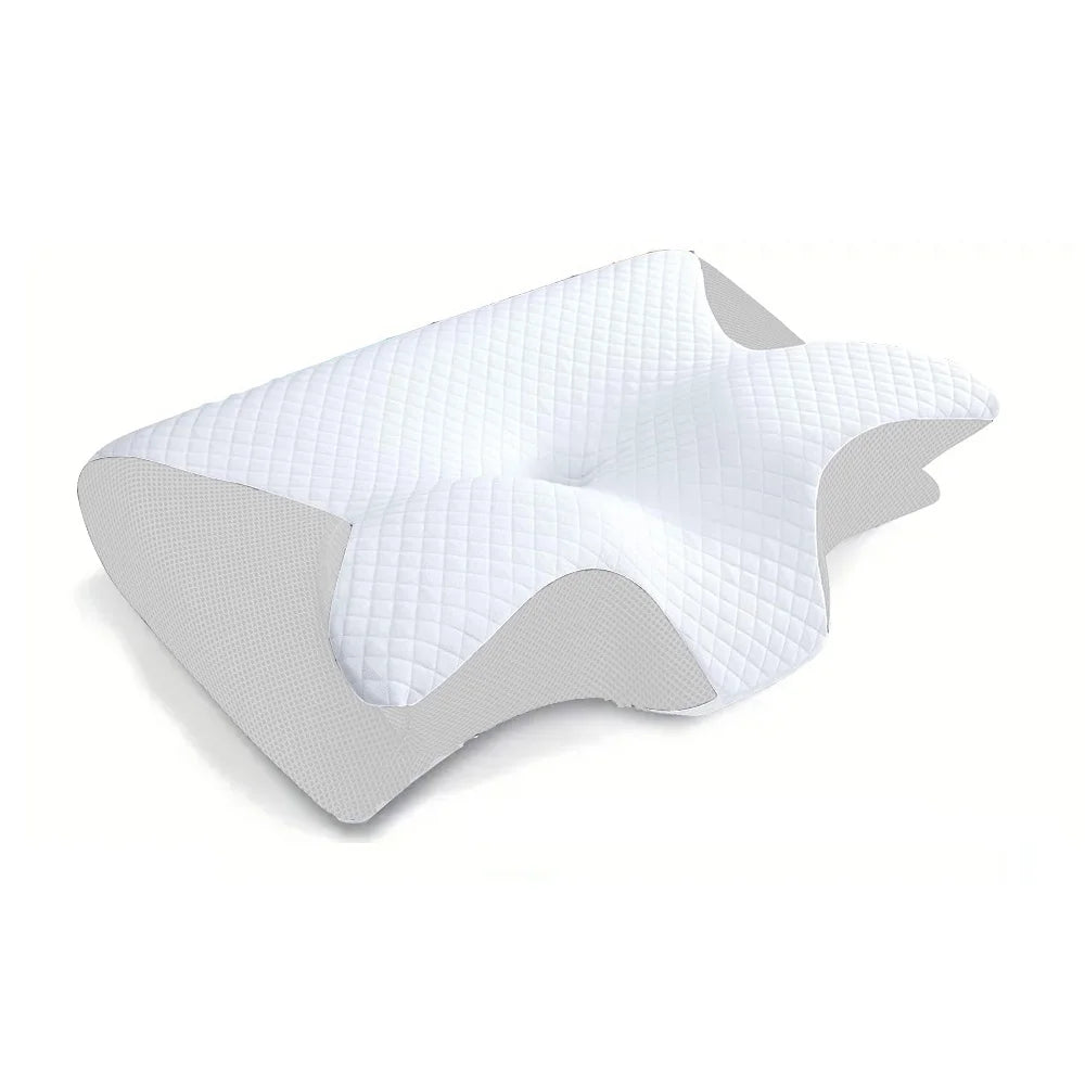 Butterfly Memory Foam Neck Pillow – Orthopedic Cervical Support - Loovy # 