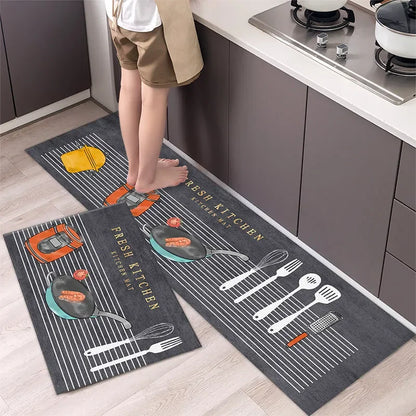 Soft Anti-Slip Kitchen Floor Mat, Carpet– Washable Long Hallway and Bedroom Rugs for Home Décor - Loovy # 