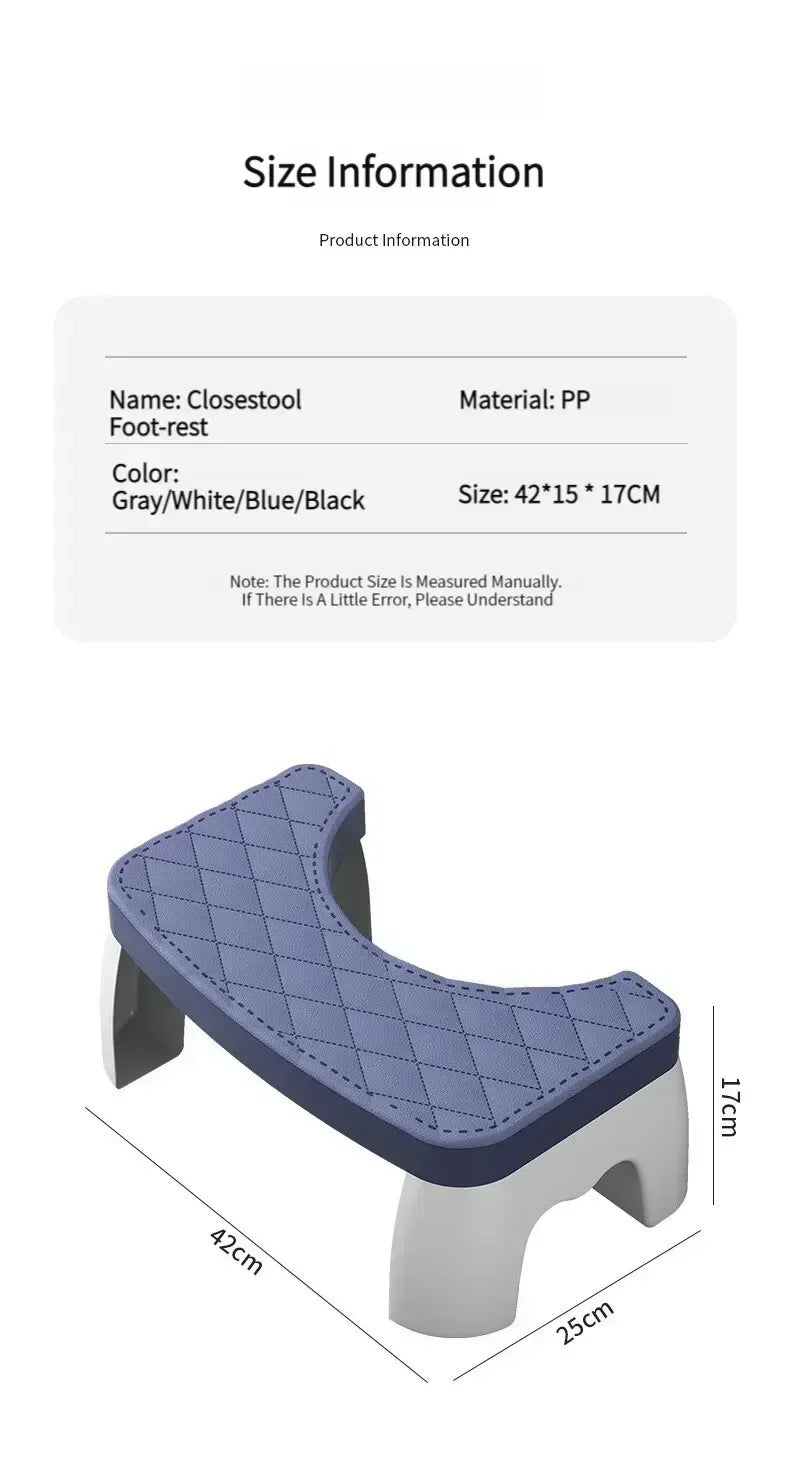 Waterproof Squatty Potty Toilet Stool – Comfort and Stability for All Ages - Loovy # 