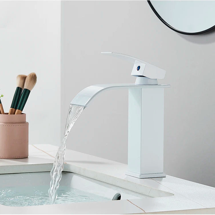 Waterfall Bathroom Basin Faucet – Elegant and Functional - Loovy # 