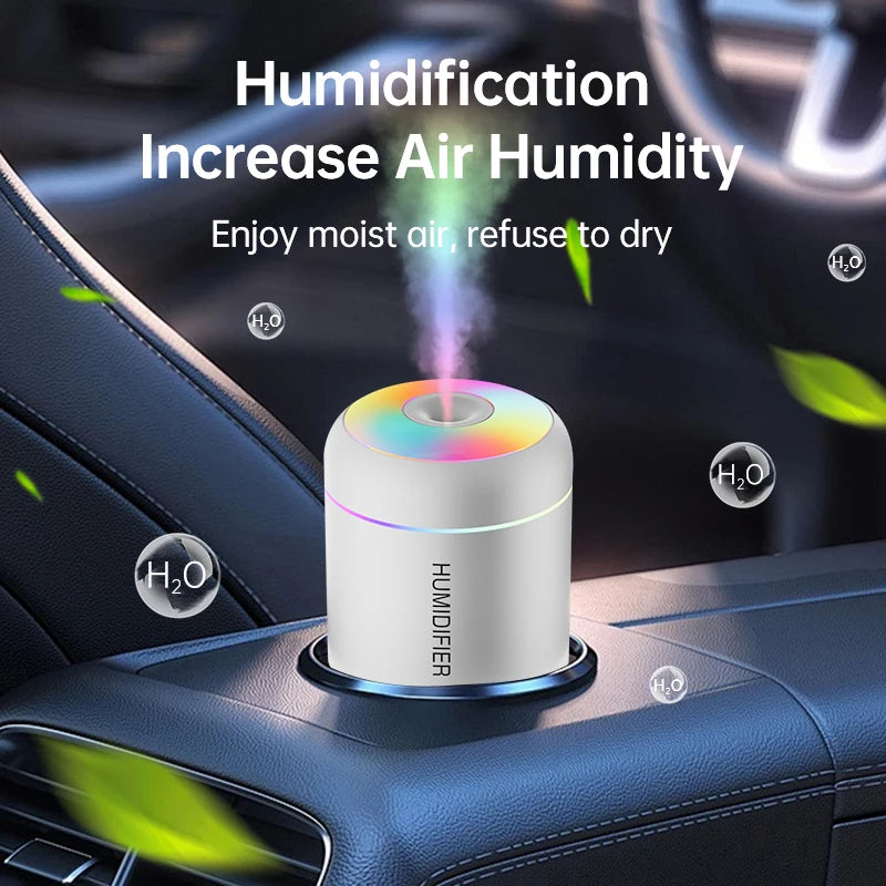 Compact Mini USB Air Humidifier & Aroma Diffuser - Loovy # 