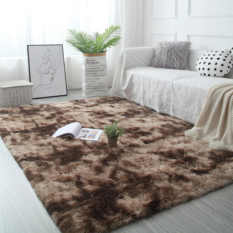 Fluffy Non-Slip Carpet – Modern Bedroom & Living Room Rug for Home Décor - Loovy # 