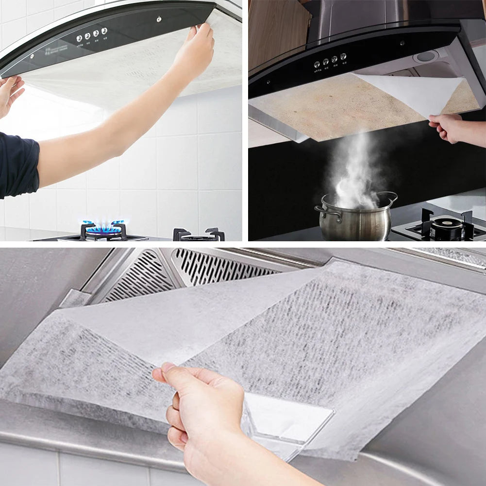 12 Pack Range Hood Filters - Oil-Absorbing Paper for Clean & Efficient Cooking - Loovy # 