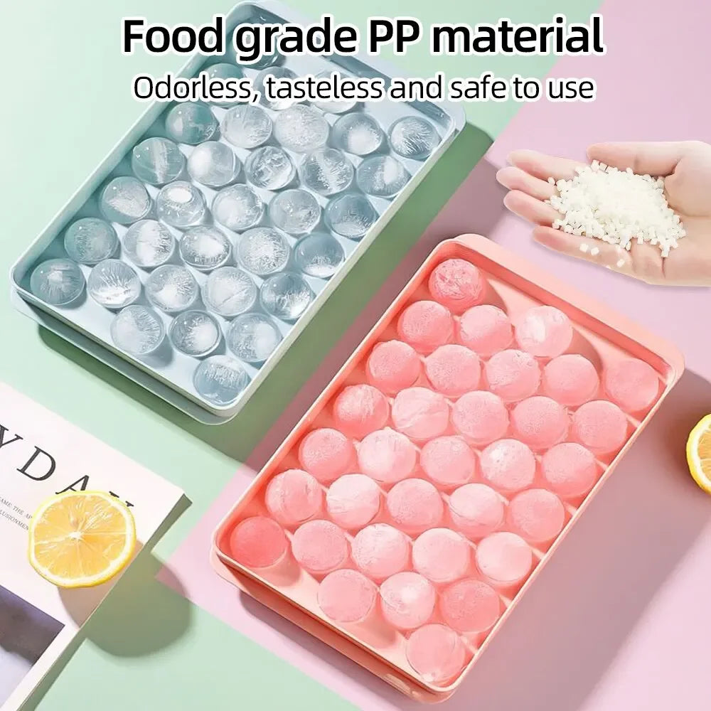 33-Ball Ice Cube Maker - Create Perfect Round Ice Spheres for Drinks - Loovy # 