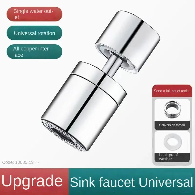 360° Rotating Faucet Extender with Anti-Splash - For Bathroom & Kitchen Sinks - Loovy # 