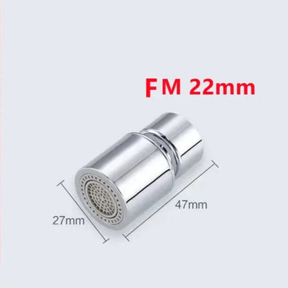 360° Swivel Faucet Spray Head – Rotatable Extension with Dual Modes for Water Saving - Loovy # 