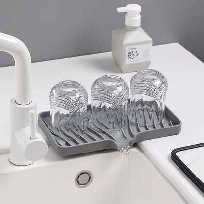 Silicone Soap Dish with Drainage - Self-Draining for Bathroom & Kitchen - Loovy # 