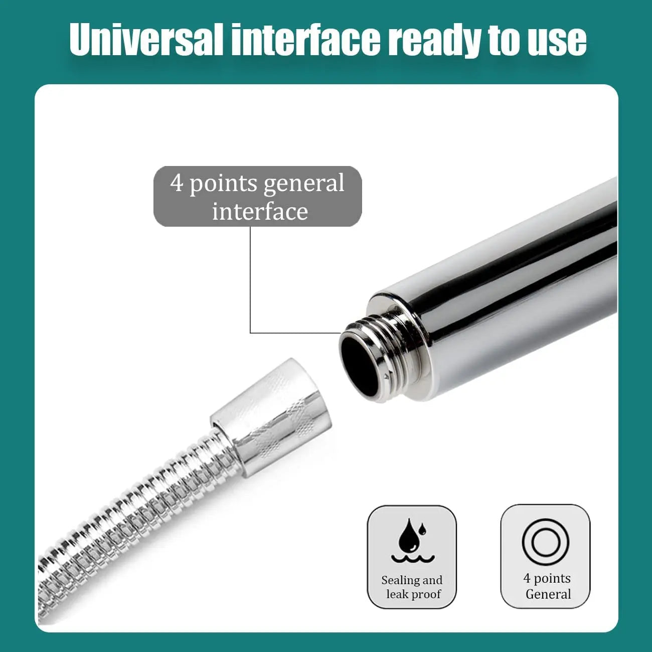 5-Mode LED Shower Head with Temperature Control - High Pressure & Water-Saving - Loovy # 