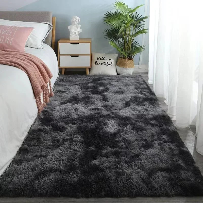 Modern Minimalist Rectangle Plush Carpet for Bedroom and Living Room - Loovy # 