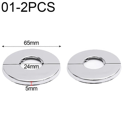 Decorative Stainless Steel Faucet Cover – Self-Adhesive Water Pipe Wall Hole Covers for Bathroom & Kitchen - Loovy # 