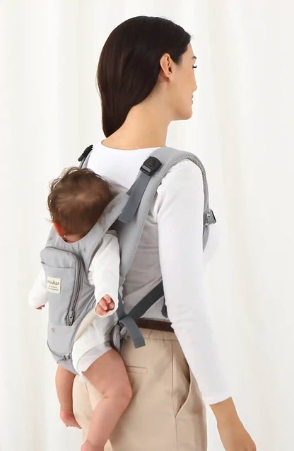 3-in-1 Baby Carrier – Multi-Functional Hip Seat with Front Hold, Breathable Waist Stool for Infants 0-2 Years, Portable and Ergonomic Design - Loovy # 