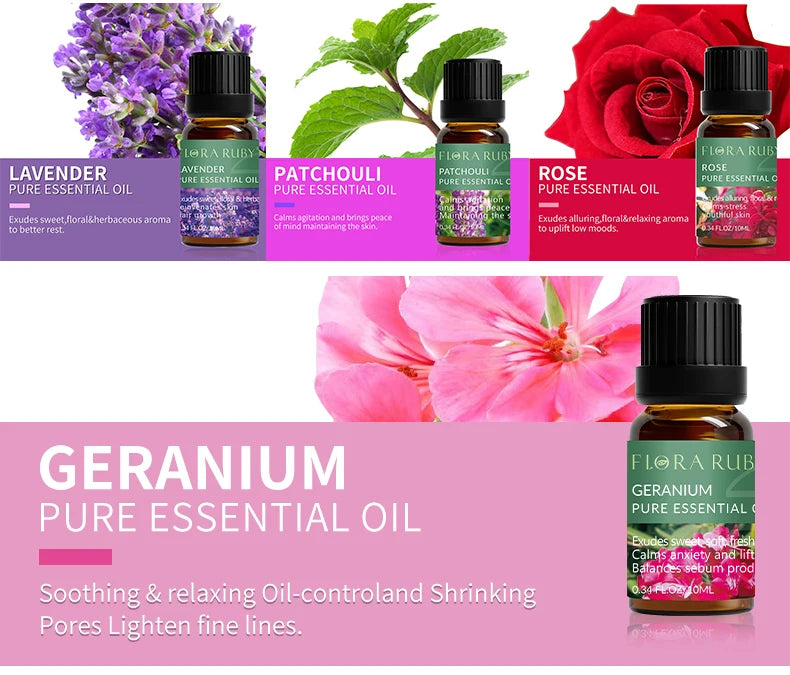Pure Essential Oils for Diffusers – Lavender, Eucalyptus, Tea Tree, Peppermint, and More - Loovy # 