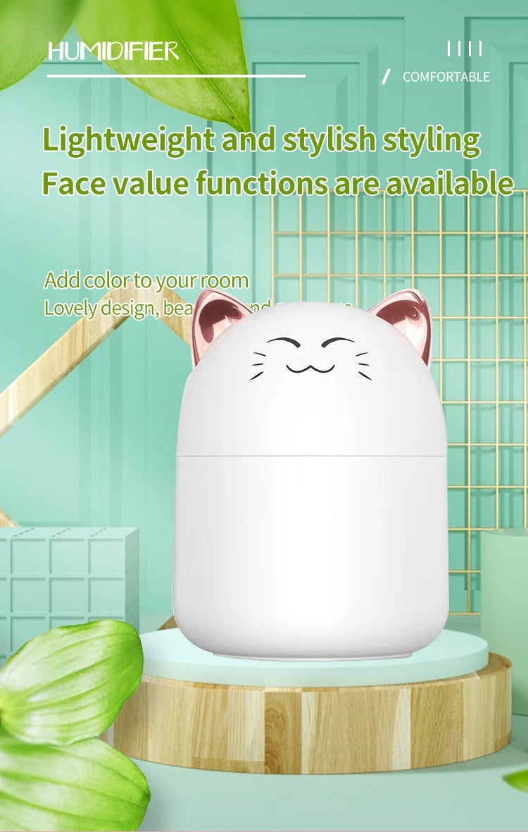 Adorable Mini Pet Humidifier: Enhance Your Space with Style and Comfort - Loovy # 