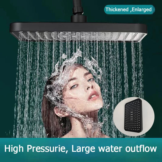 12 Inch Rainfall Shower Head - High Pressure & Large Flow for a Luxurious Shower - Loovy # 