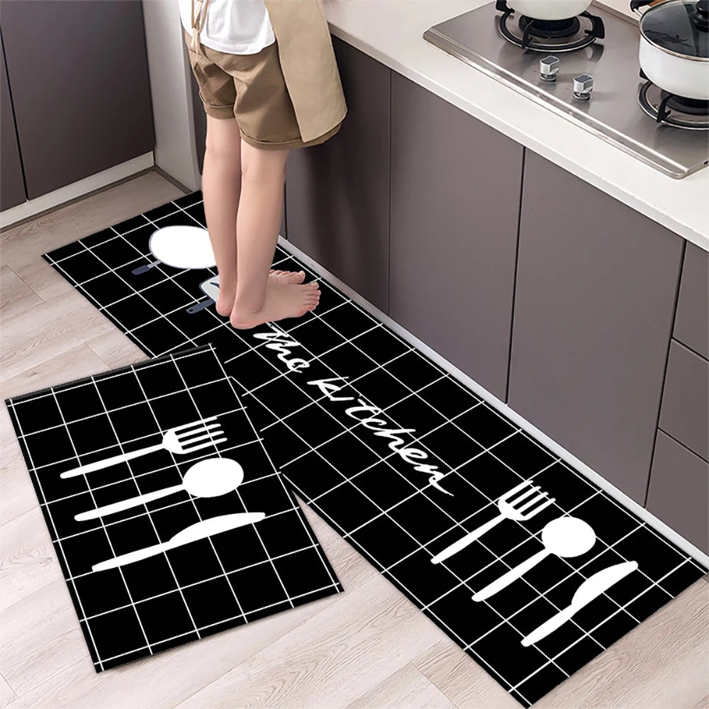 Soft Anti-Slip Kitchen Floor Mat, Carpet– Washable Long Hallway and Bedroom Rugs for Home Décor - Loovy # 