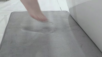 Tapis de bain en mousse à mémoire – Super absorbant, tapis de salle de bain antidérapant, salles de bains, toilettes, cuisines et entrées