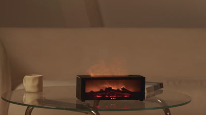 Flame Aroma Humidifier with Essential Oil Diffuser & Remote Control